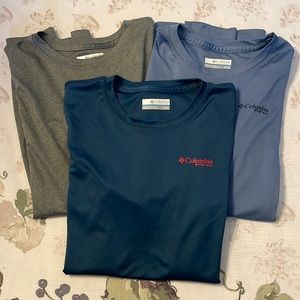 3 Boys Columbia PFG Long Sleeve Shirts Size L 14/16 EUC